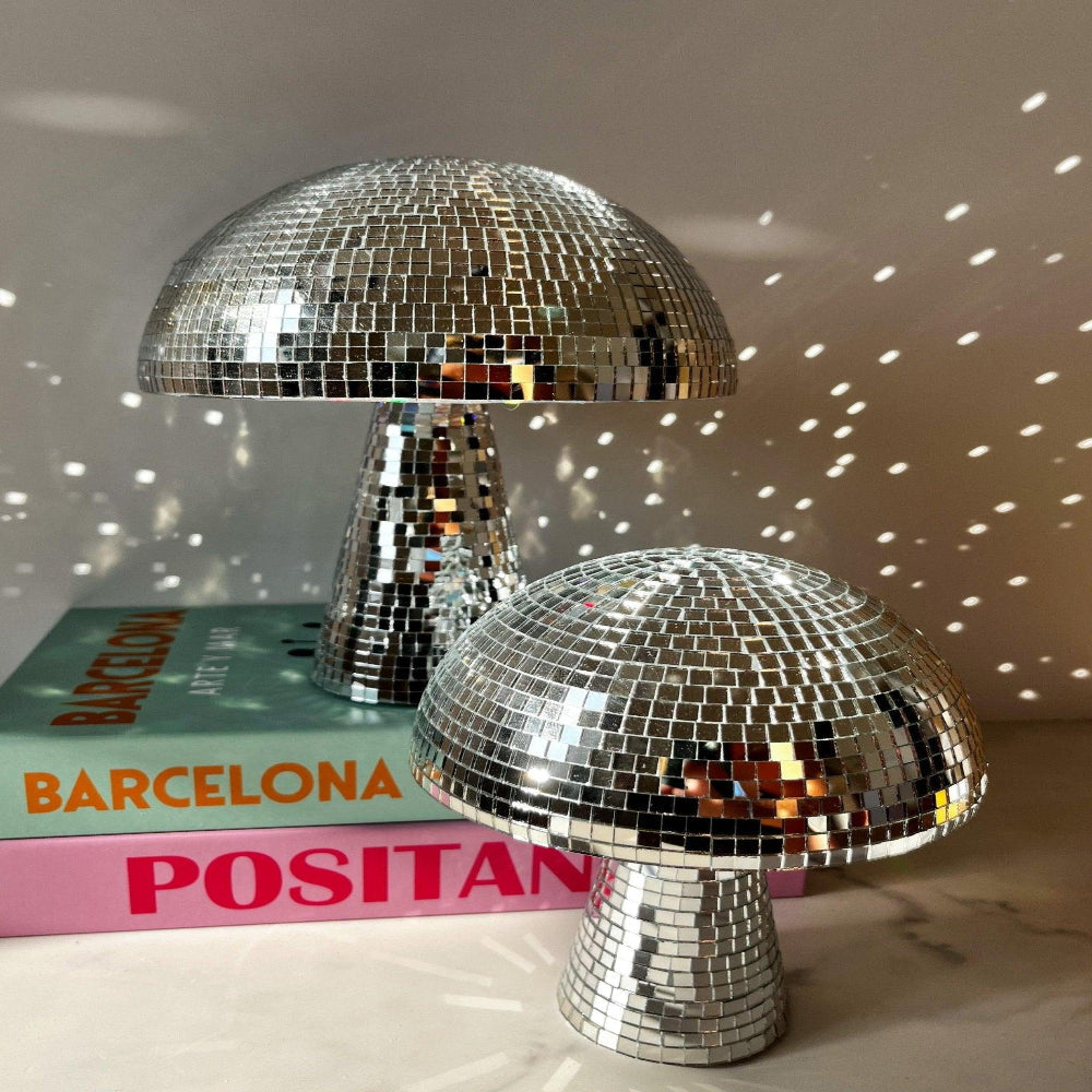 Disco Ball Mushroom Lamp – Retro Style with Sparkling Effect