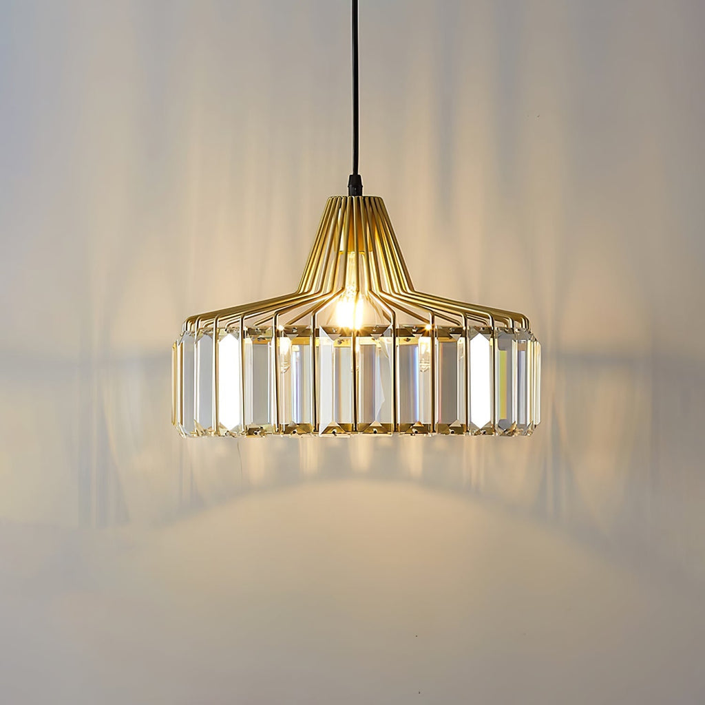 Elegant Black Crystal Pendant Ceiling Light – Modern Fixture for Any Room