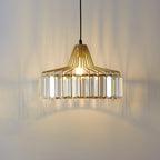 Elegant Black Crystal Pendant Ceiling Light – Modern Fixture for Any Room
