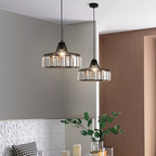 Elegant Black Crystal Pendant Ceiling Light – Modern Fixture for Any Room