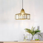 Elegant Black Crystal Pendant Ceiling Light – Modern Fixture for Any Room
