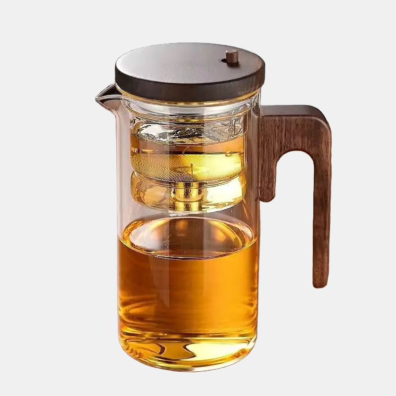 Elegant Glass Teapot with Infuser – Perfect for Loose Tea Brewing 0