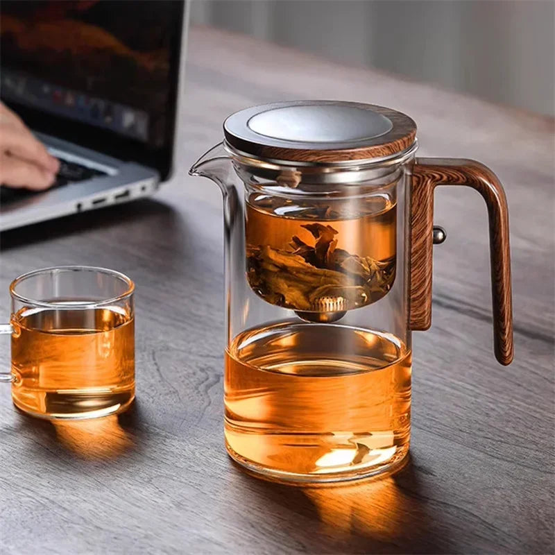Elegant Glass Teapot with Infuser – Perfect for Loose Tea Brewing 2
