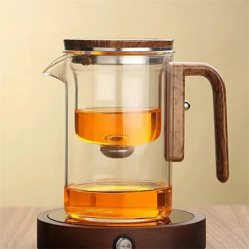 Elegant Glass Teapot with Infuser – Perfect for Loose Tea Brewing 4