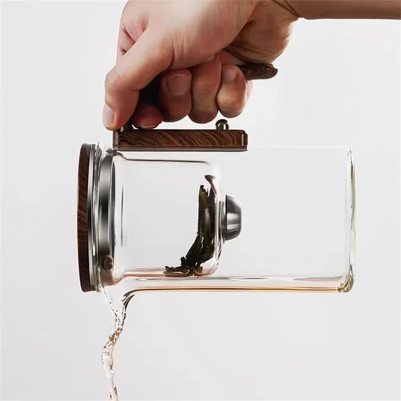 Elegant Glass Teapot with Infuser – Perfect for Loose Tea Brewing 7
