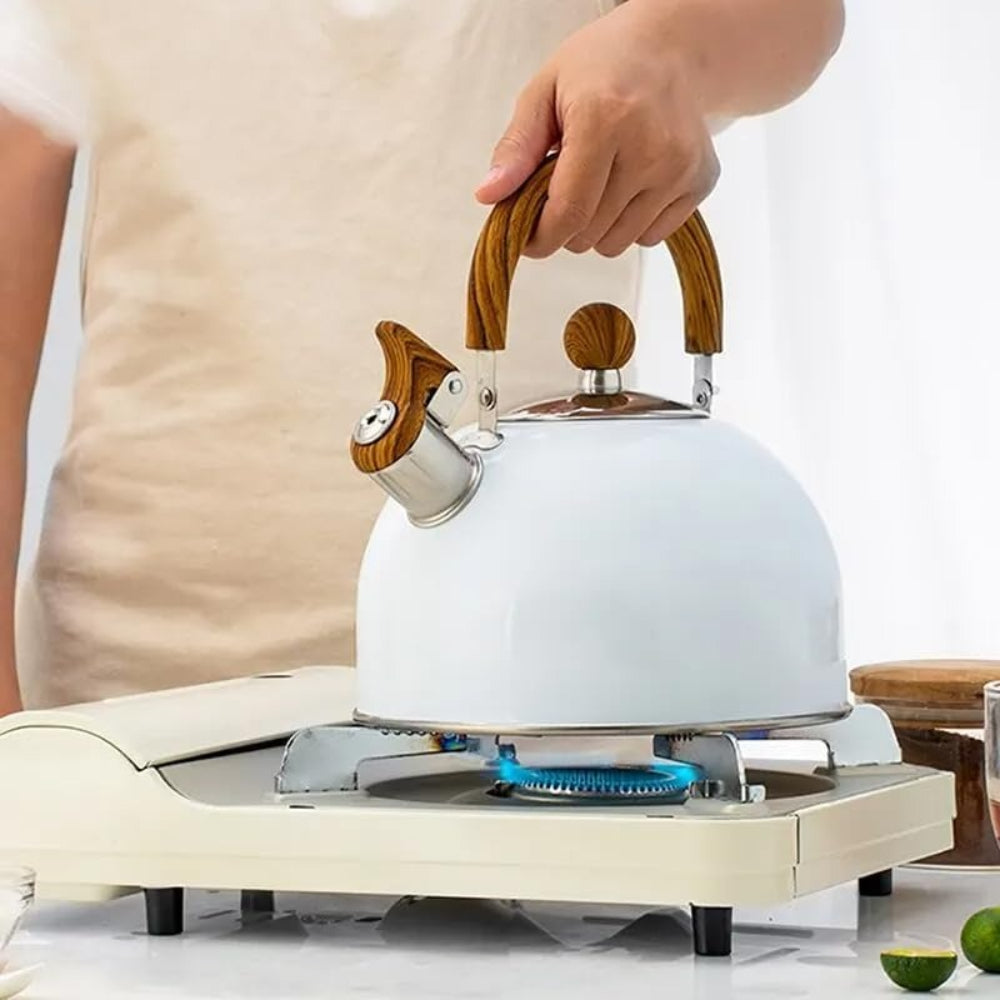 Elegant Whistling Kettle – Timeless Stainless Steel Design
