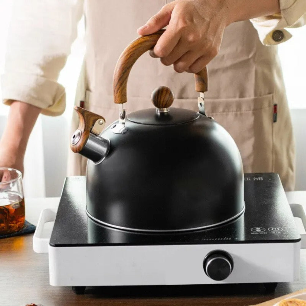 Elegant Whistling Kettle – Timeless Stainless Steel Design