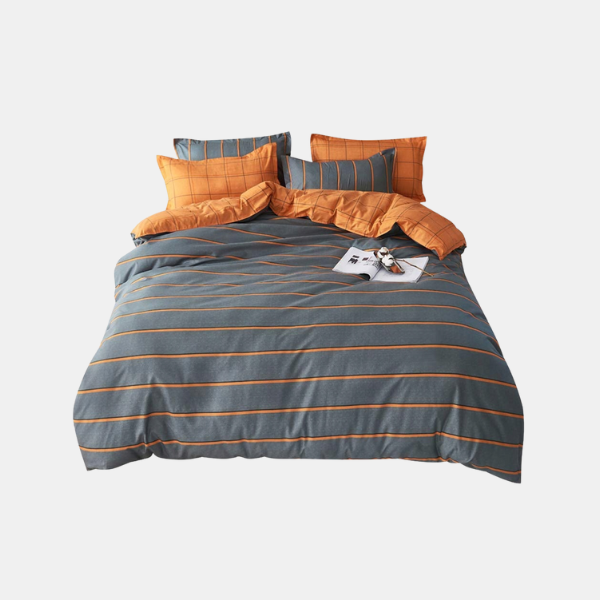 Elegant Textured Bedding Set with Pleated Design – 3-Piece Comforter Set 0