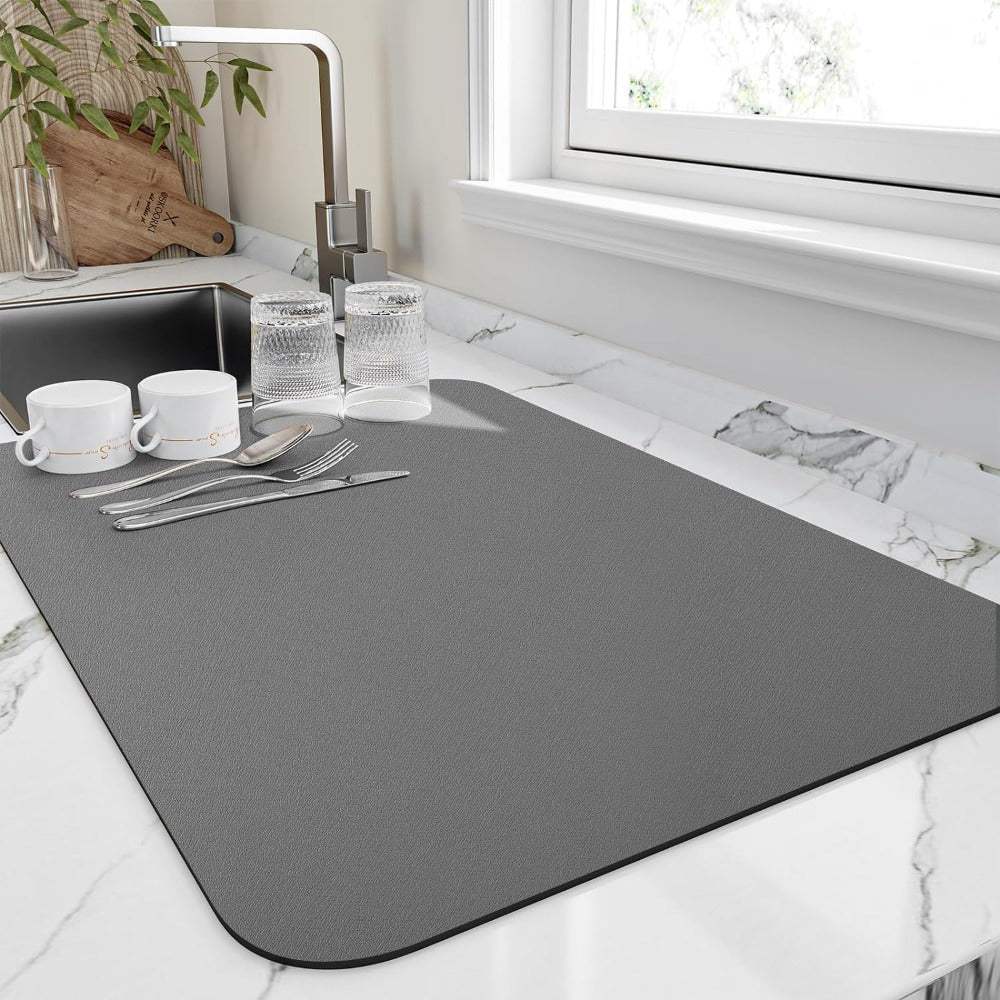 Fast-Drying Kitchen Mat with Innovative Absorption – Hygienic & Space-Saving 1