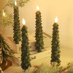 Flameless LED Christmas Tree Candles – Unique Holiday Illumination