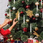 Flameless LED Christmas Tree Candles – Remote Control with Icicle Hooks