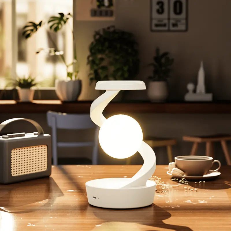Floating Moon Lamp with Gesture Control – 7-Color RGB Night Light 1