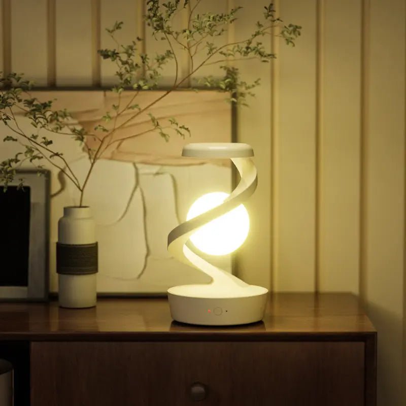 Floating Moon Lamp with Gesture Control – 7-Color RGB Night Light 4