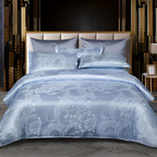 Nice Satin Duvet Cover with Floral Print – Silky Luxury for Every Season