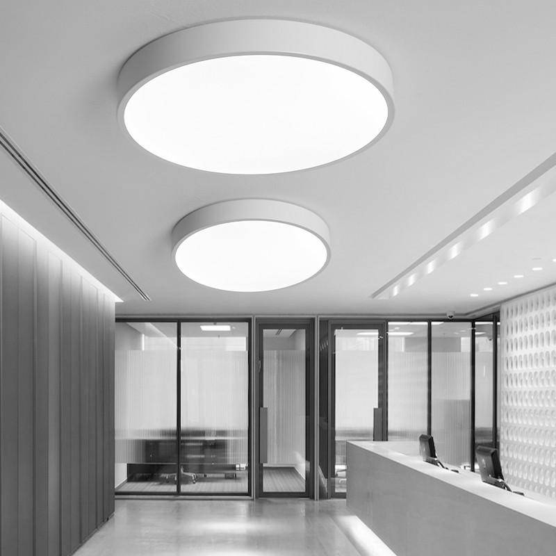 Flush Mount Ceiling Light – Modern LED Design for Living Room or Office 1