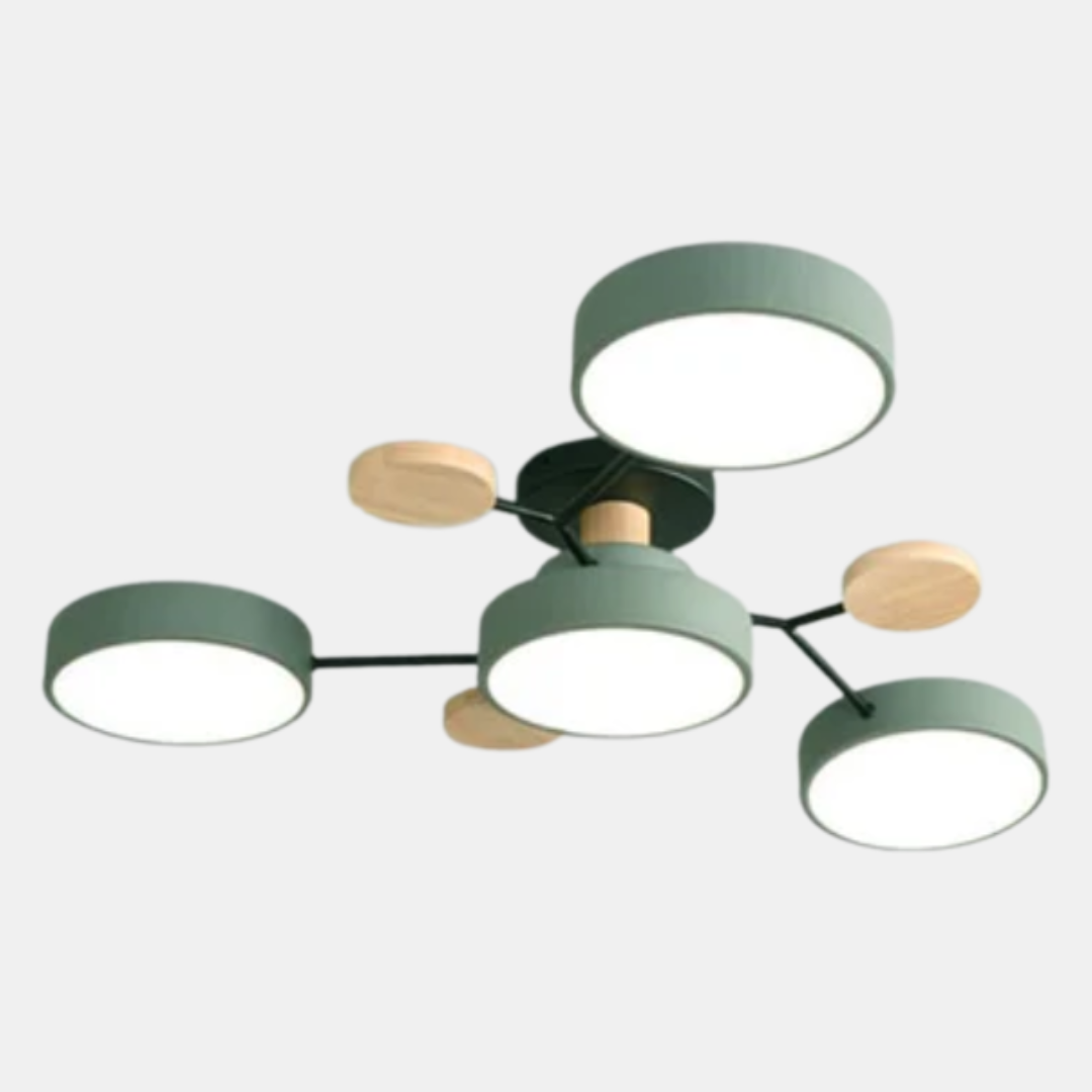 Flush Mount Ceiling Light – Modern Round LED Fixture for Home Spaces 0