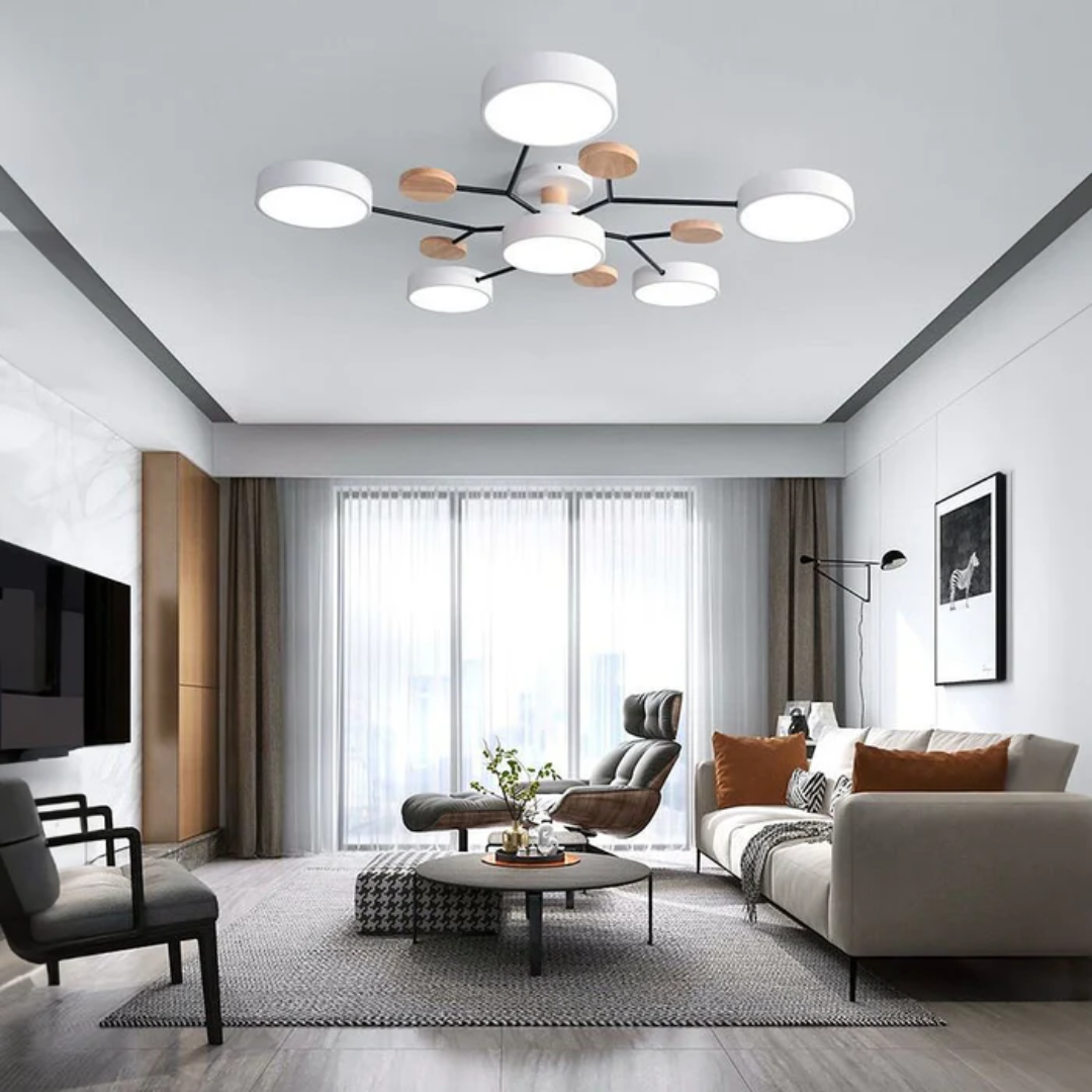 Flush Mount Ceiling Light – Modern Round LED Fixture for Home Spaces 11