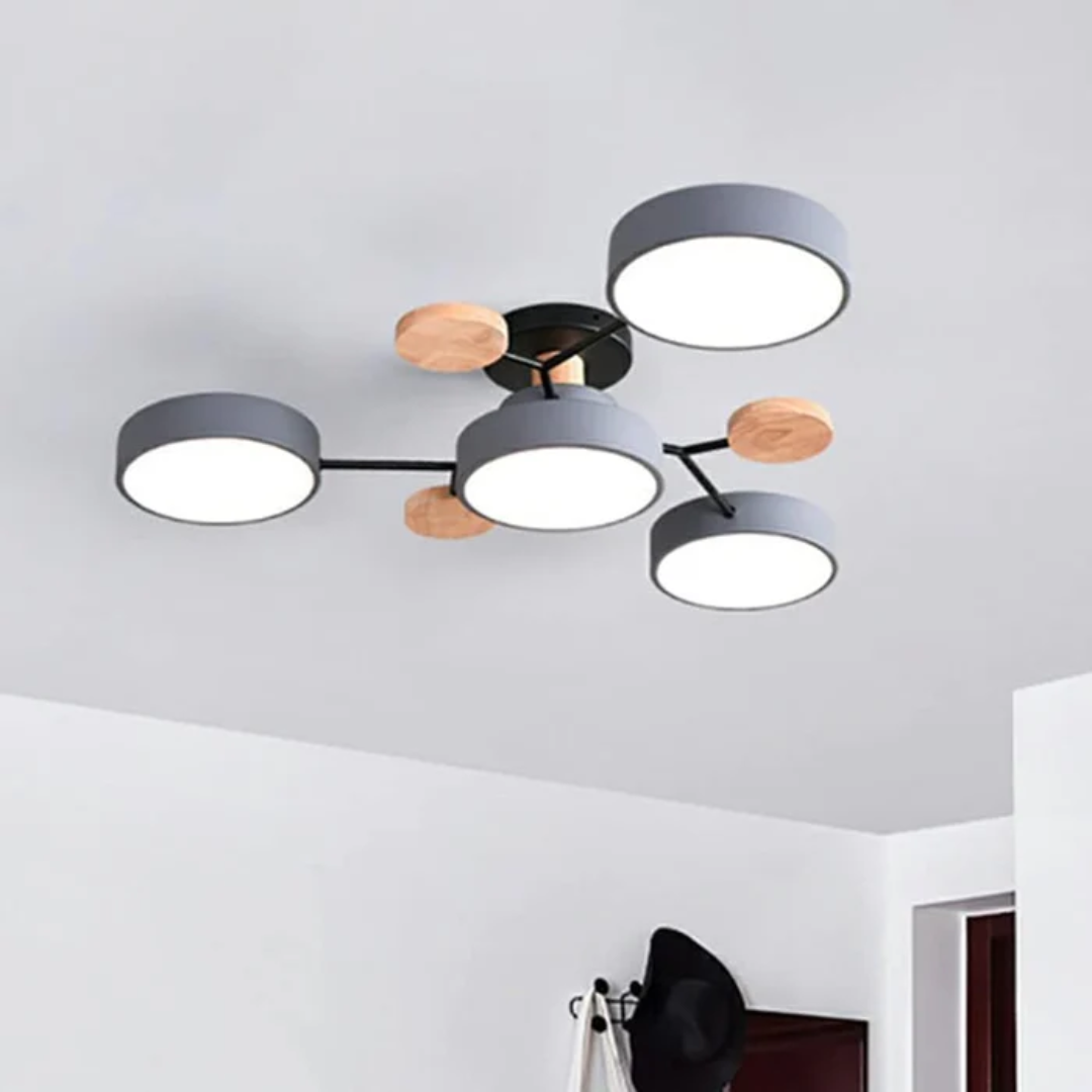 Flush Mount Ceiling Light – Modern Round LED Fixture for Home Spaces 4