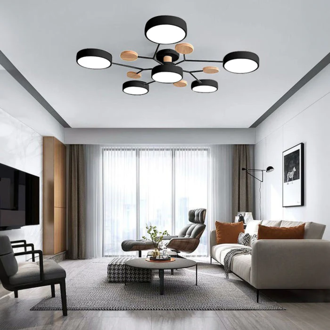 Flush Mount Ceiling Light – Modern Round LED Fixture for Home Spaces 9