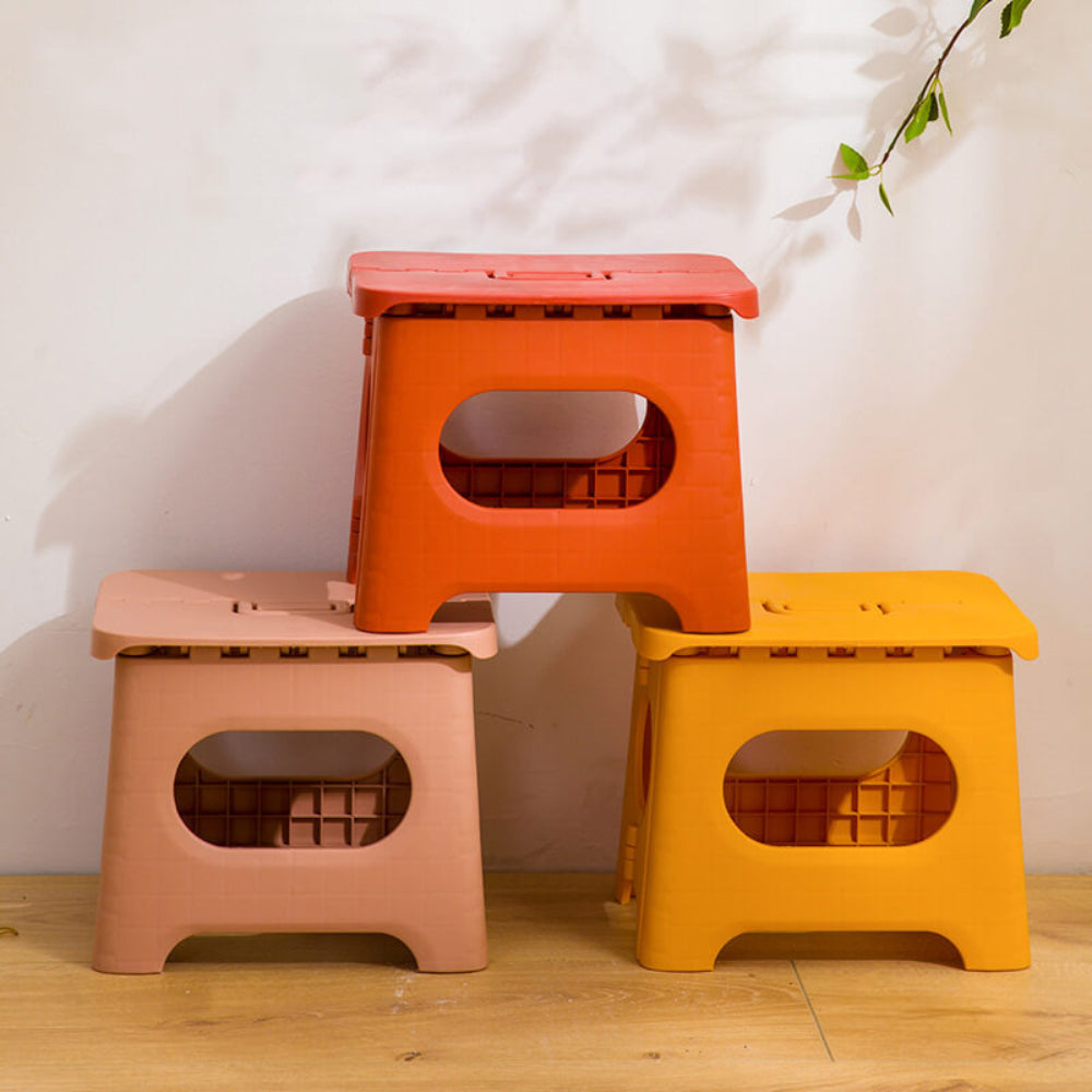 Portable Folding Step Stool with Handle – Sturdy, Compact, and Versatile