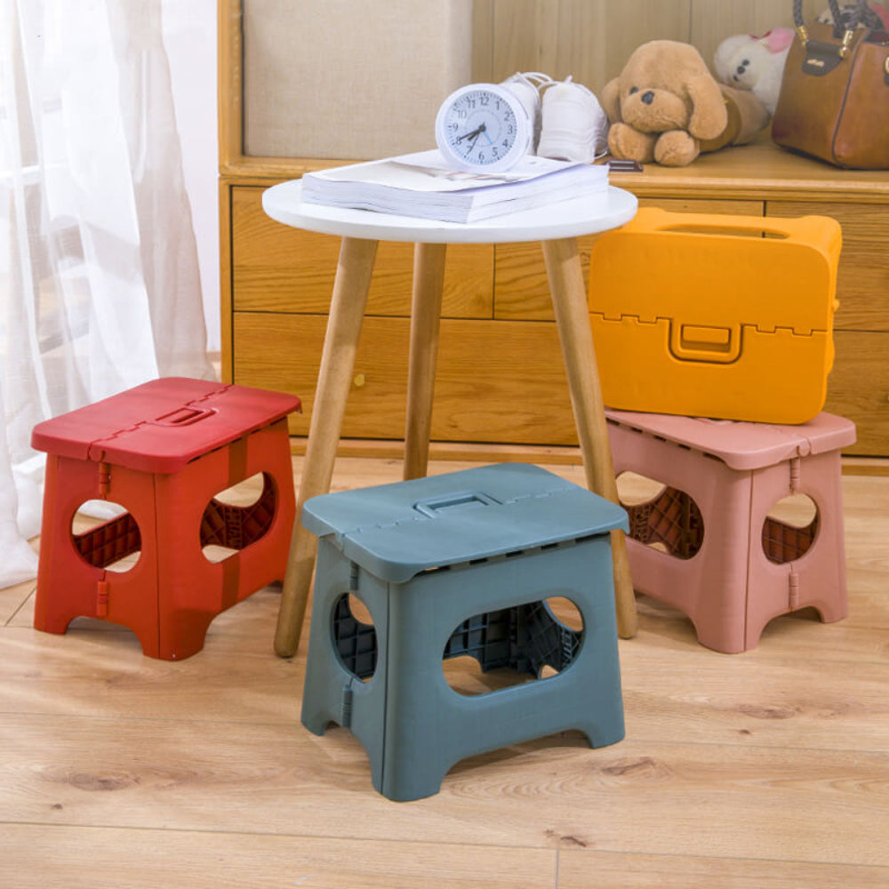 Portable Folding Step Stool with Handle – Sturdy, Compact, and Versatile