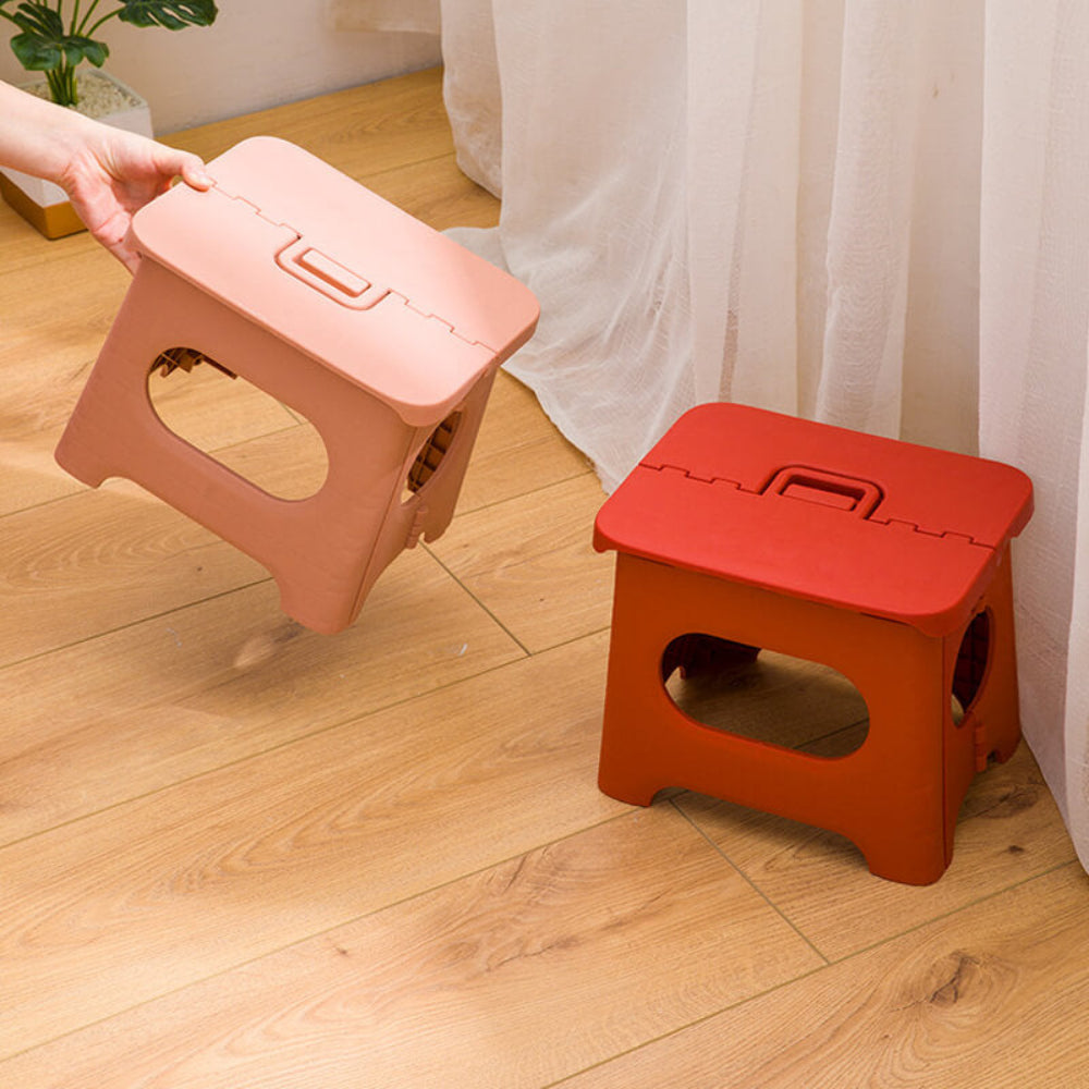 Portable Folding Step Stool with Handle – Sturdy, Compact, and Versatile