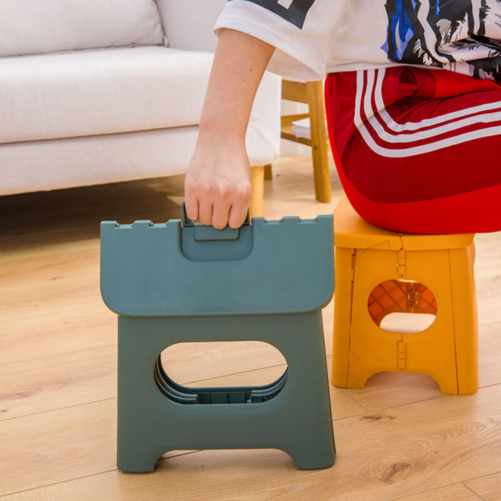Portable Folding Step Stool with Handle – Sturdy, Compact, and Versatile