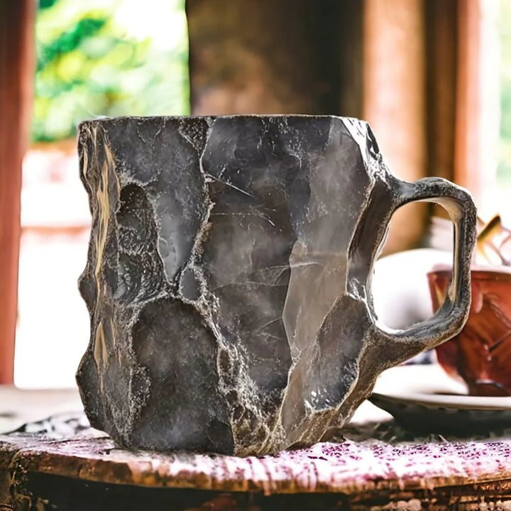Handmade Crystal Coffee Mugs – Insulating, Microwave Safe Drinkware Set