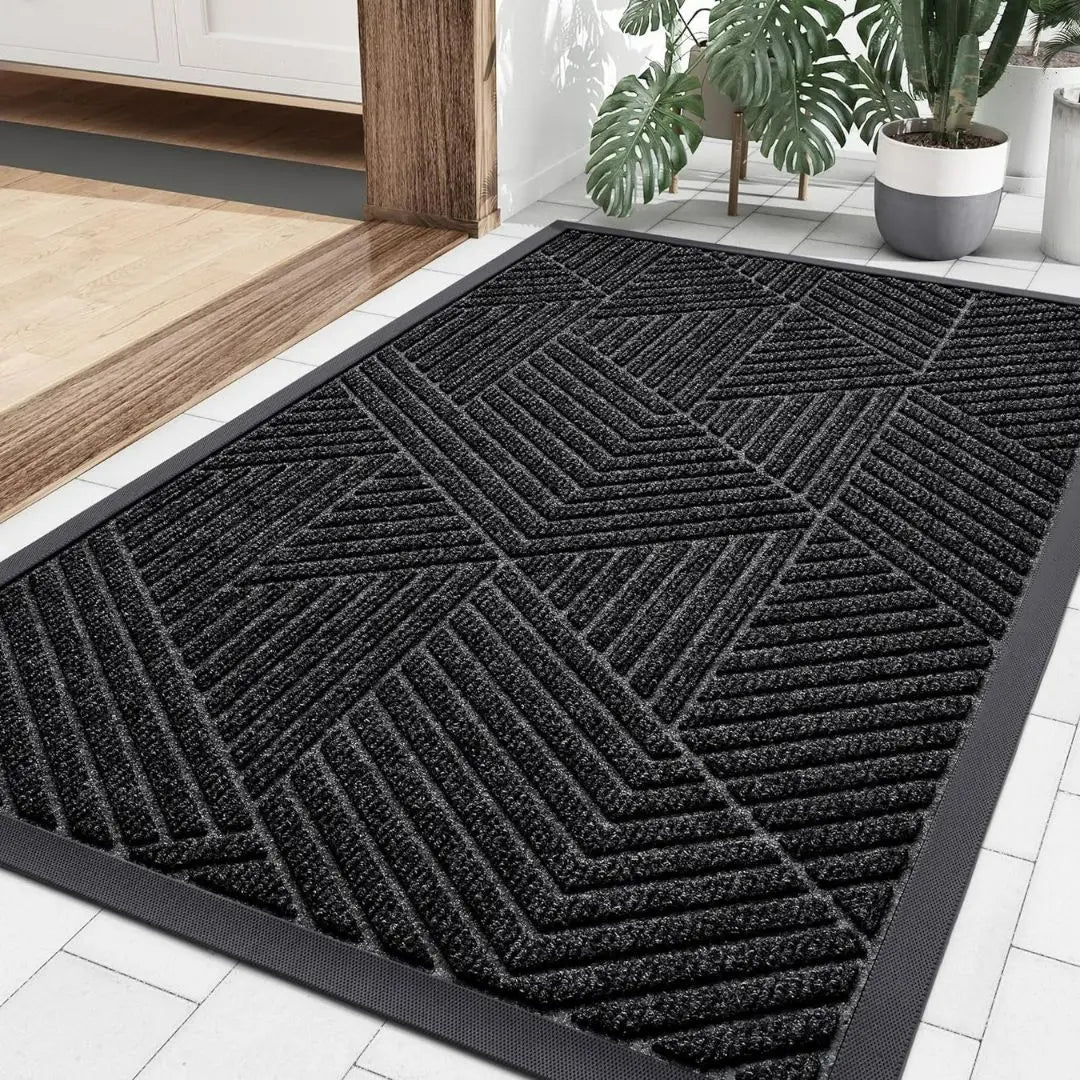 Heavy Duty Door Mat – Non-Slip Outdoor & Indoor Dirt Trapper Kitchen Rug