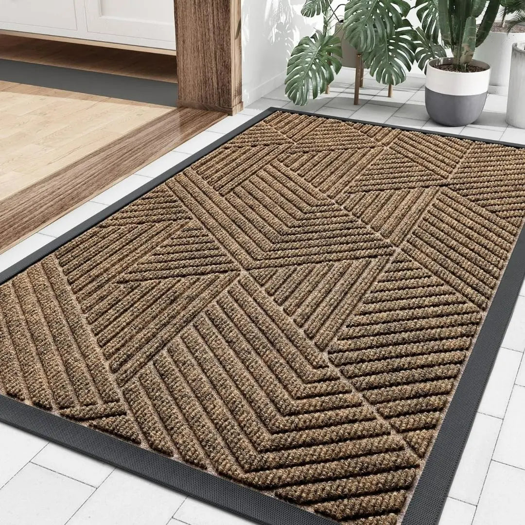 Heavy Duty Door Mat – Non-Slip Outdoor & Indoor Dirt Trapper Kitchen Rug