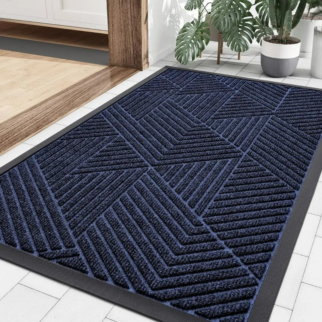 Heavy Duty Door Mat – Non-Slip Outdoor & Indoor Dirt Trapper Kitchen Rug