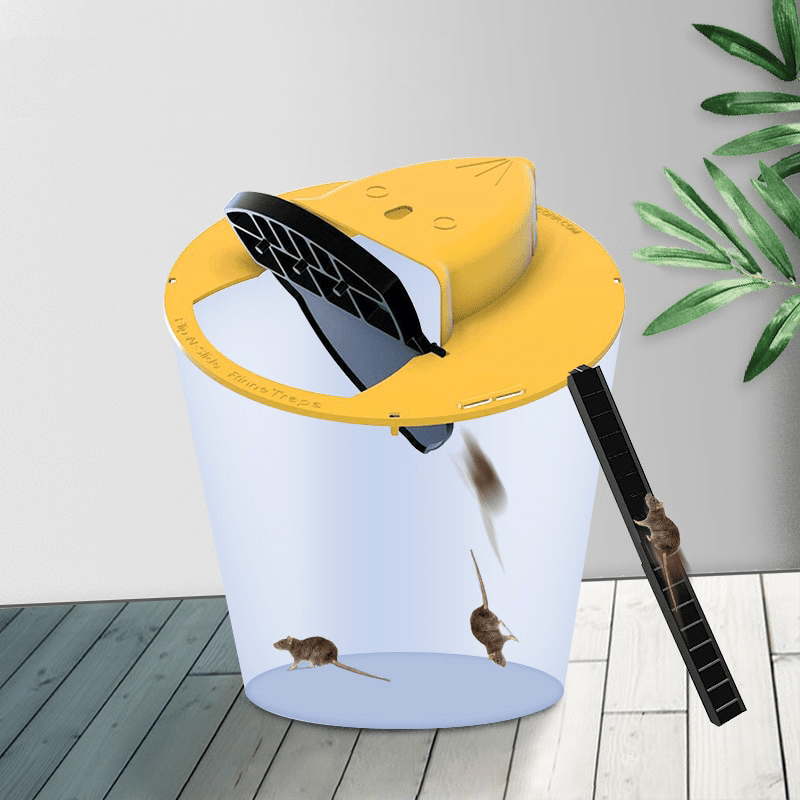 Bucket Lid Mouse Trap for Multi-Catch & Release