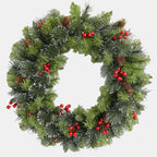 Illuminated Christmas Wreath for Front Door – Eco-Friendly Holiday Decor 6