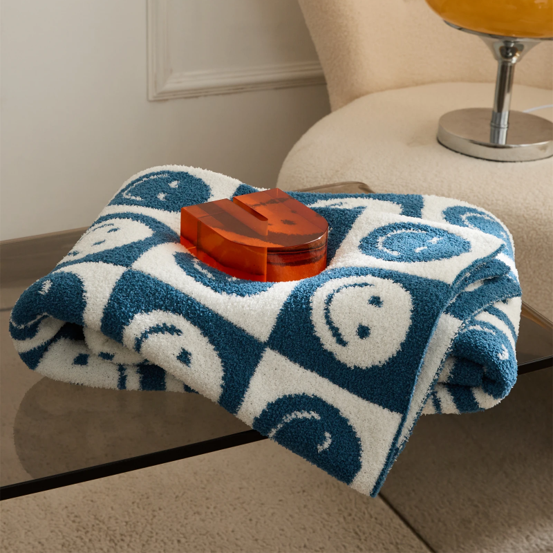Cozy Indie Style Aesthetic Throw Blanket