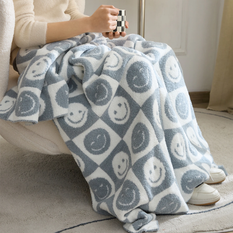 Cozy Indie Style Aesthetic Throw Blanket