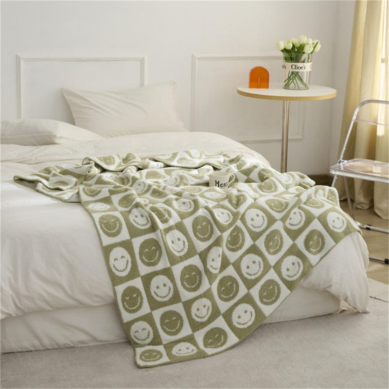 Cozy Indie Style Aesthetic Throw Blanket