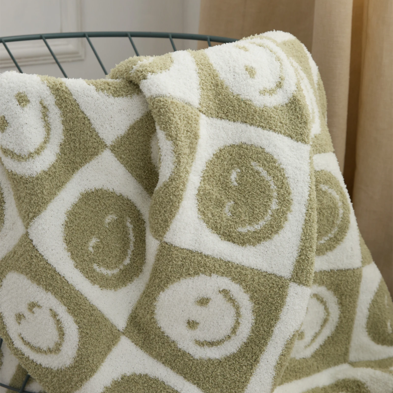 Cozy Indie Style Aesthetic Throw Blanket
