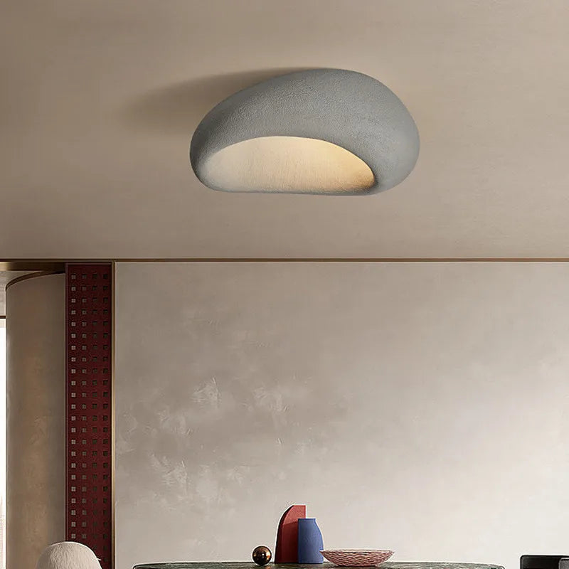 LED Ceiling Light Fixture – Rustic Wabi Sabi Lamp for Serene Ambiance 3