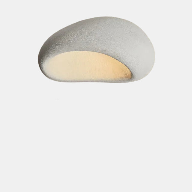 LED Ceiling Light Fixture – Rustic Wabi Sabi Lamp for Serene Ambiance 4