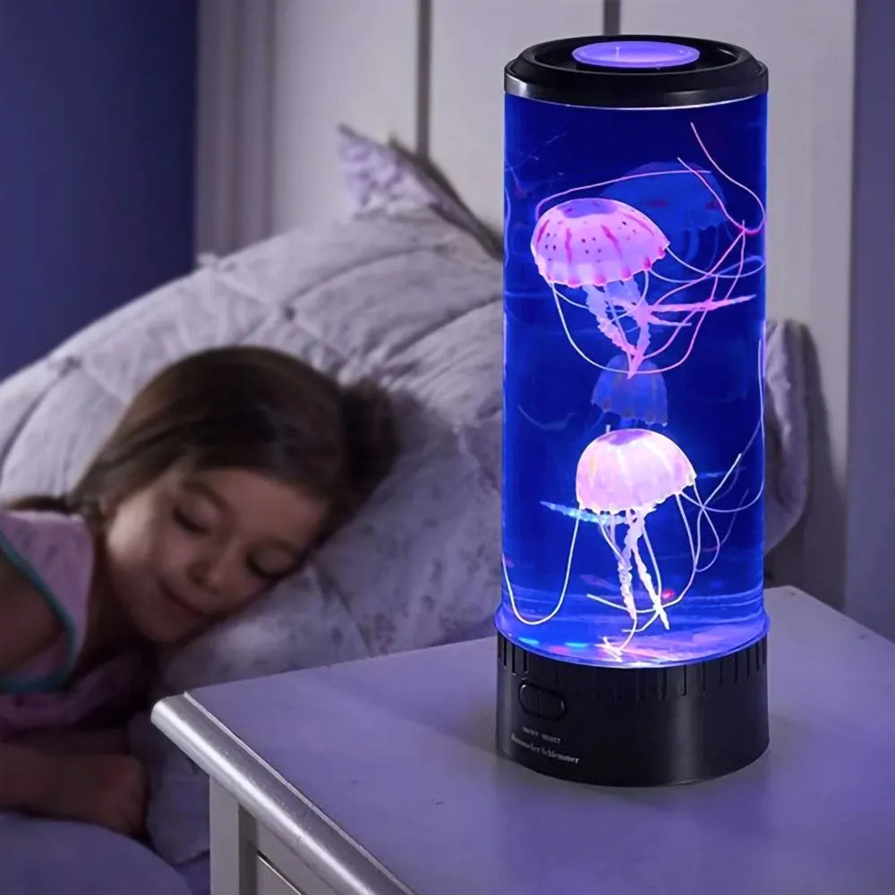 LED Jellyfish Lamp Night Light – Serene, Color-Changing Ocean Ambience