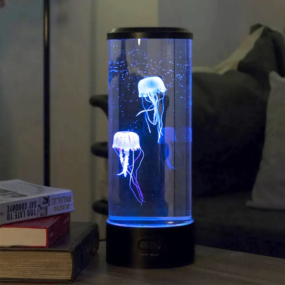 LED Jellyfish Lamp Night Light – Serene, Color-Changing Ocean Ambience