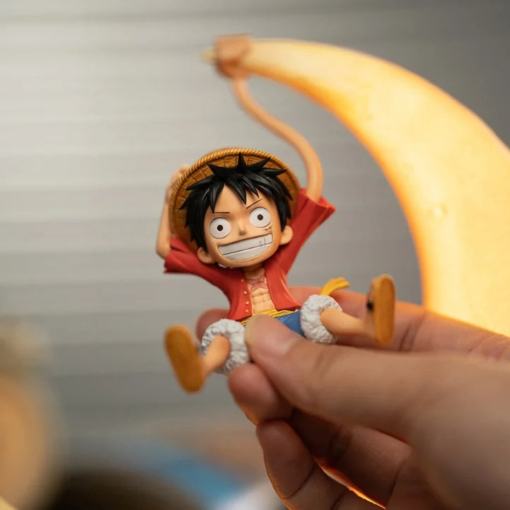 Elegant LED Moon Lamp – Magical Ambient Lighting for Anime Fans