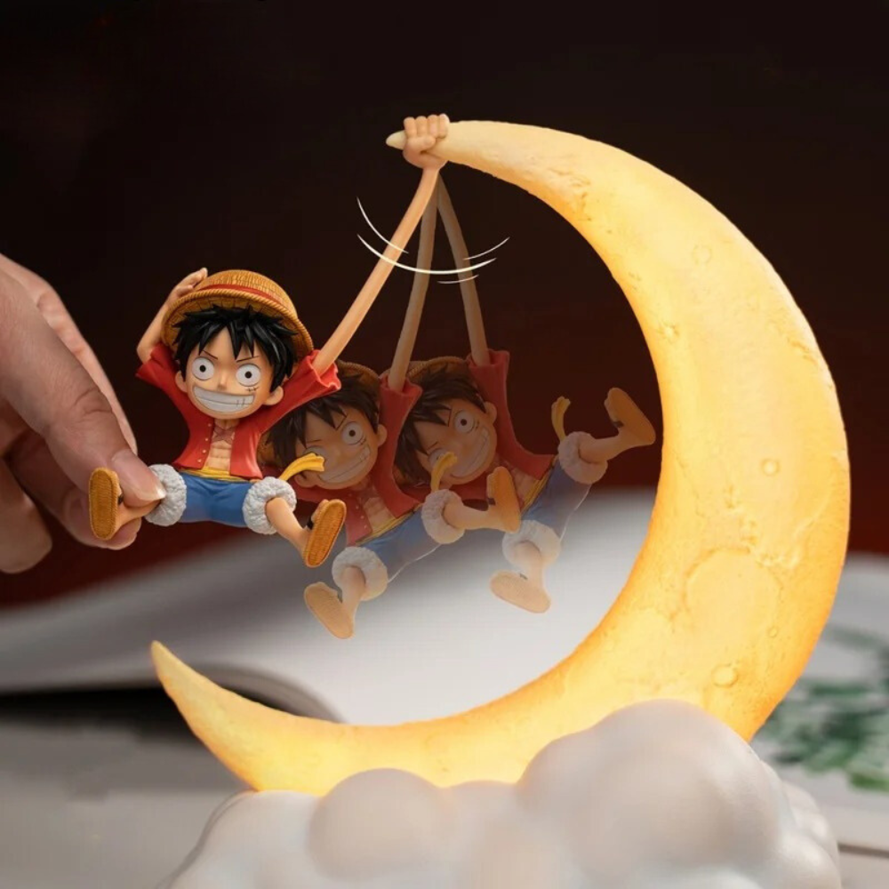 Elegant LED Moon Lamp – Magical Ambient Lighting for Anime Fans