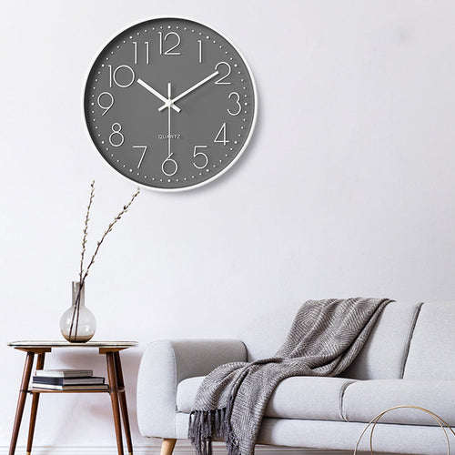 Large Modern Silent Wall Clock – Elegant Kitchen Decor with Arabic Figures 1