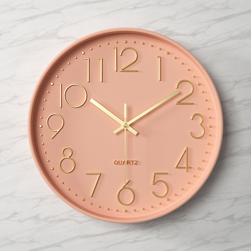 Large Modern Silent Wall Clock – Elegant Kitchen Decor with Arabic Figures 10