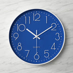 Large Modern Silent Wall Clock – Elegant Kitchen Decor with Arabic Figures 12