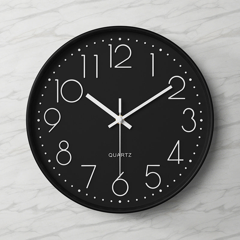 Large Modern Silent Wall Clock – Elegant Kitchen Decor with Arabic Figures 13