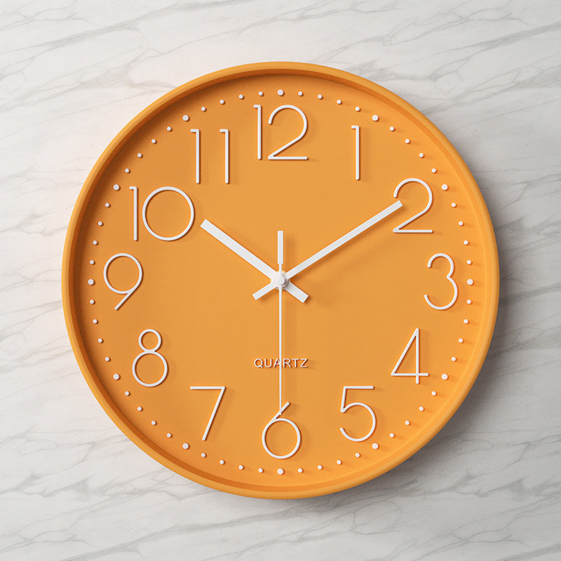 Large Modern Silent Wall Clock – Elegant Kitchen Decor with Arabic Figures 14