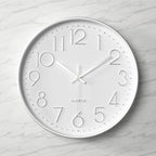 Large Modern Silent Wall Clock – Elegant Kitchen Decor with Arabic Figures 15