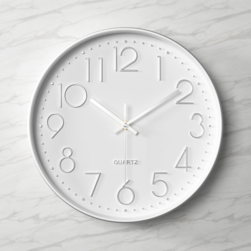 Large Modern Silent Wall Clock – Elegant Kitchen Decor with Arabic Figures 15